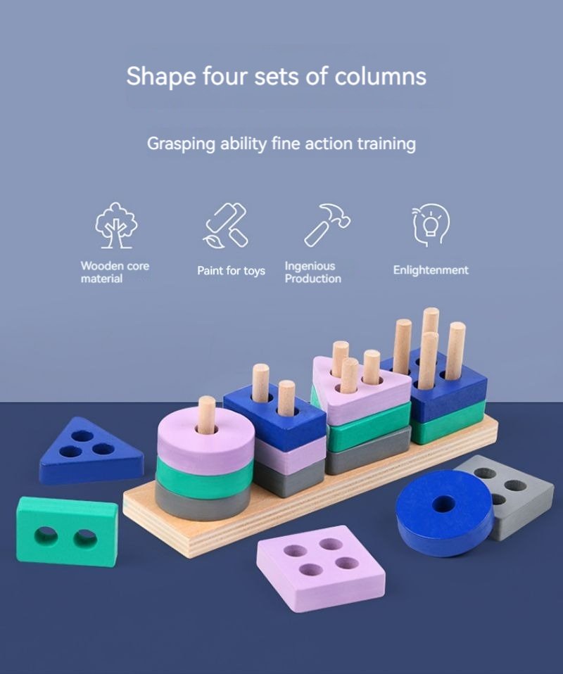 Giocattoli Puzzle per Bambini in Blocchi di Costruzione