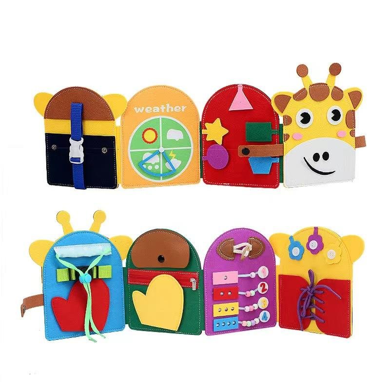 Tavola di Apprendimento in Feltro per Educazione Precoce