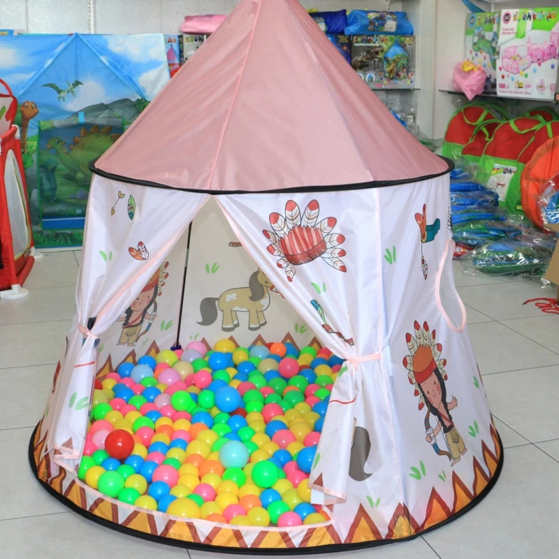 Tenda Teepee per Bambini - Gioco al Coperto e All'Aperto