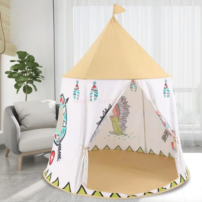 Tenda Teepee per Bambini - Gioco al Coperto e All'Aperto