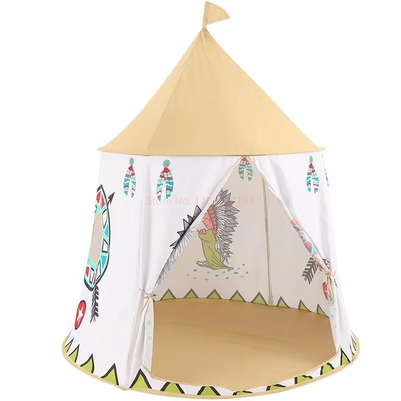 Tenda Teepee per Bambini - Gioco al Coperto e All'Aperto